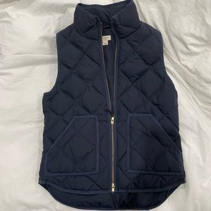 Jcrew Factory Quilted Vest - Navy - Small